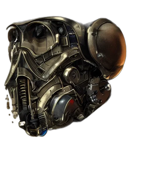 robot, mask, weapon, face transparent PNG cut-out