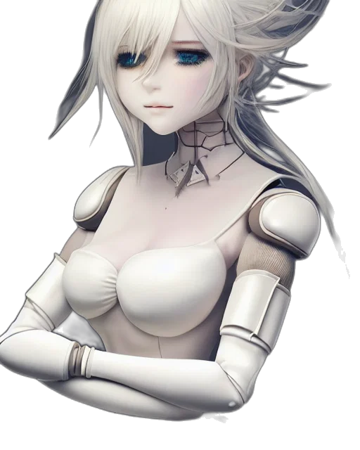 robot, face, mask, staff transparent PNG cut-out