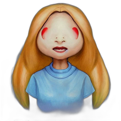 face, mask, concept art, pixel art transparent PNG cut-out