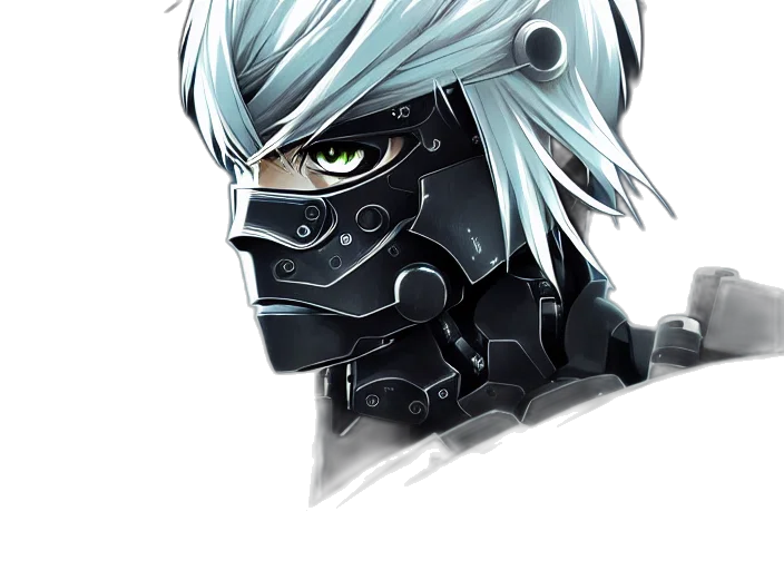 mask, face, robot, concept art transparent PNG cut-out