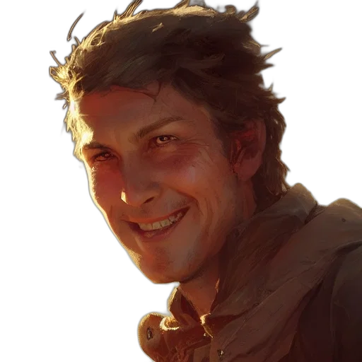 face, staff, weapon, creature transparent PNG cut-out