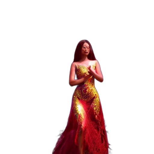 dress, concept art, fantasy art, pixel art transparent PNG cut-out