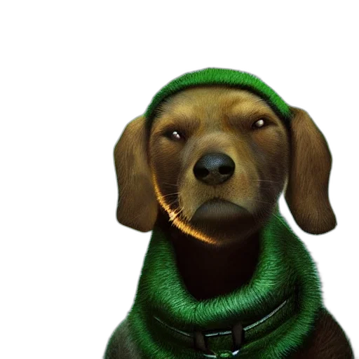 staff, animal, hat, face transparent PNG cut-out