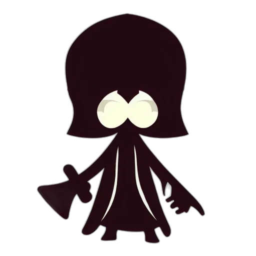 mask, staff, hair, creature transparent PNG cut-out