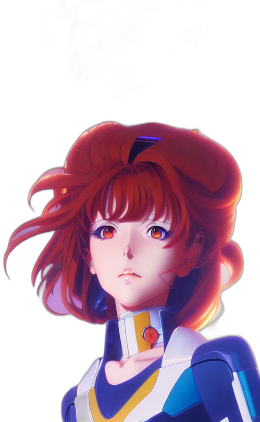 robot, face, crown, jacket transparent PNG cut-out