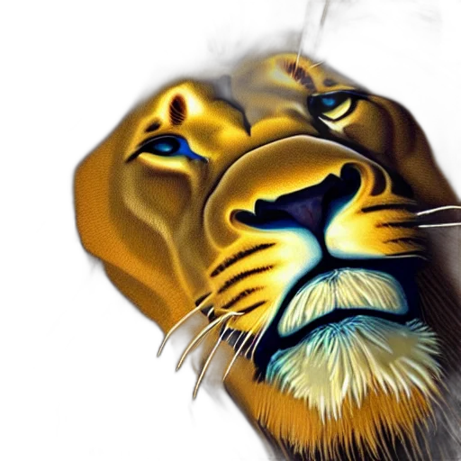 animal, photorealistic, 3d render, fantasy art transparent PNG cut-out
