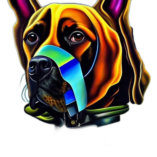 animal, mask, face, photorealistic transparent PNG cut-out