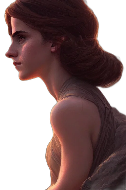 dress, face, crown, hair transparent PNG cut-out