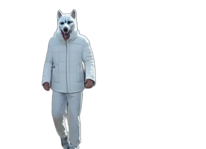 jacket, animal, creature, concept art transparent PNG cut-out