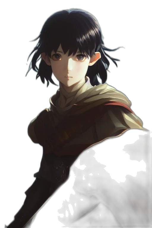 face, dragon, staff, sword transparent PNG cut-out