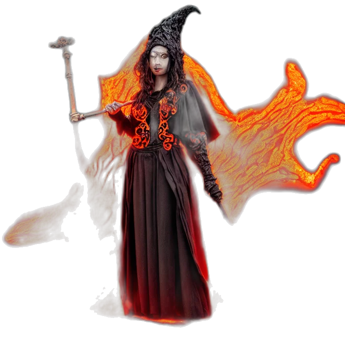 staff, fantasy art, concept art, 3d render transparent PNG cut-out