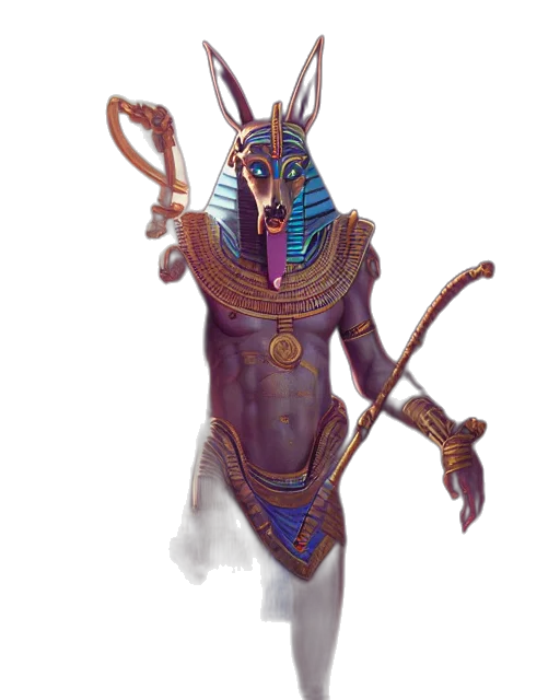 staff, mask, creature, jewelry transparent PNG cut-out