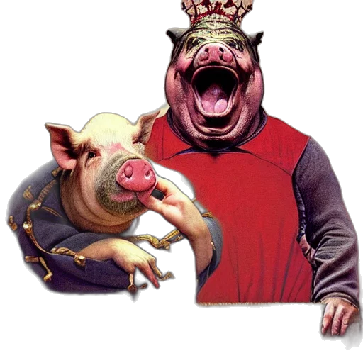 animal, crown, mask, creature transparent PNG cut-out