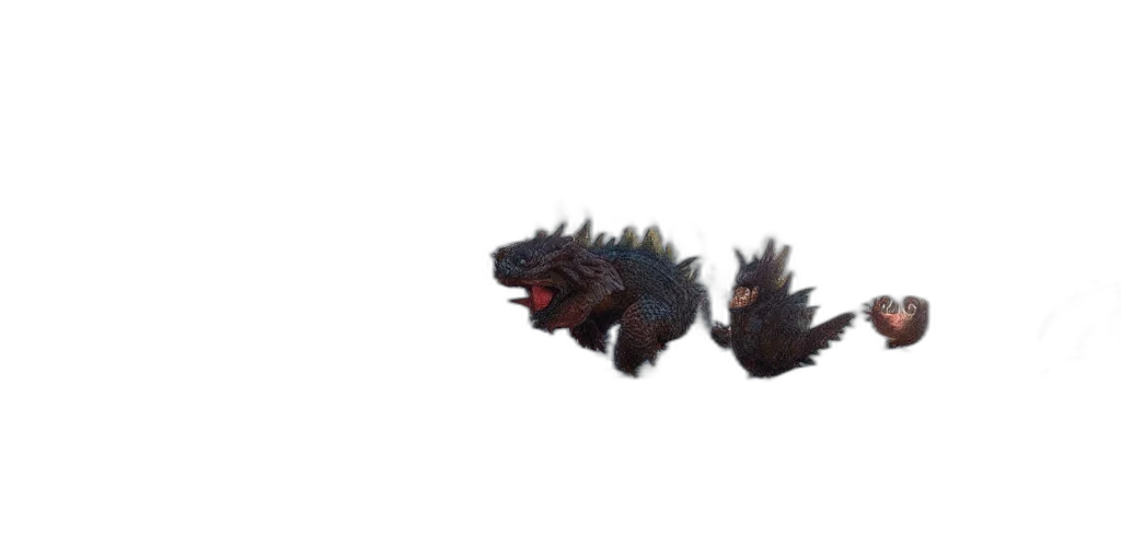 dragon, creature, animal, weapon transparent PNG cut-out
