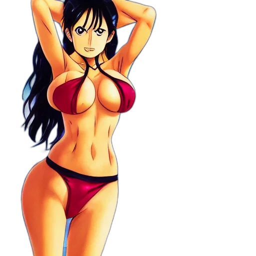 anime, cartoon, comic book art, photorealistic transparent PNG cut-out