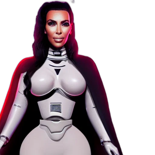 robot, 3d render, concept art, kim transparent PNG cut-out