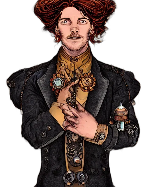 staff, jacket, hat, jewelry transparent PNG cut-out