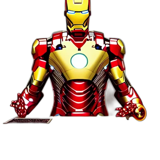 robot, animal, comic book art, 3d render transparent PNG cut-out