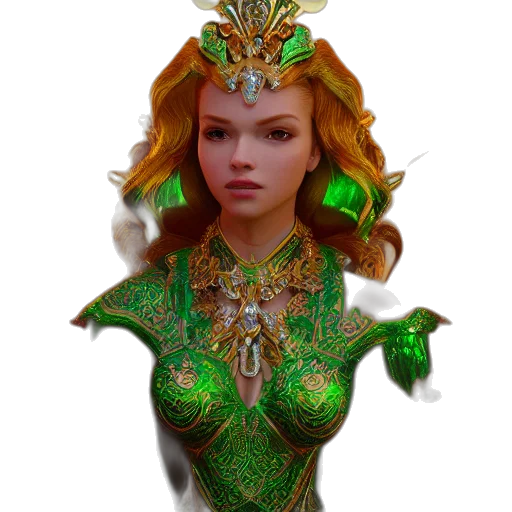 crown, jewelry, staff, face transparent PNG cut-out
