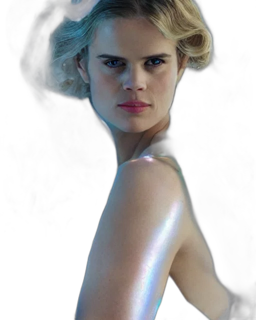 hair, face, dress, crown transparent PNG cut-out