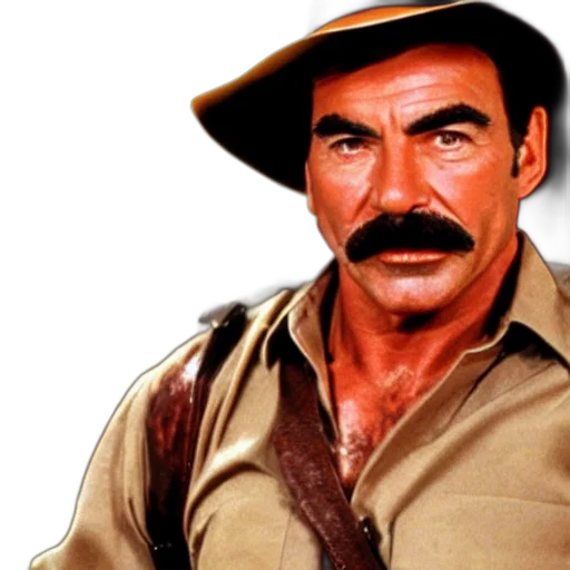 hat, staff, tom, selleck transparent PNG cut-out