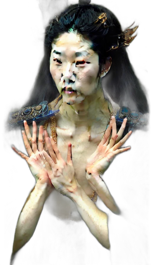 face, mask, jewelry, creature transparent PNG cut-out
