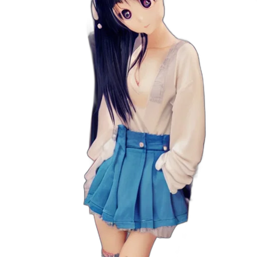 dress, jacket, face, staff transparent PNG cut-out