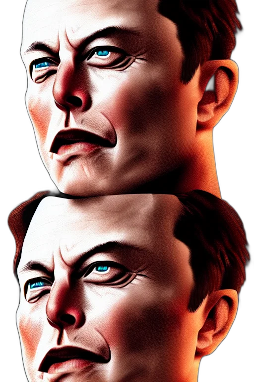 face, mask, robot, photorealistic transparent PNG cut-out