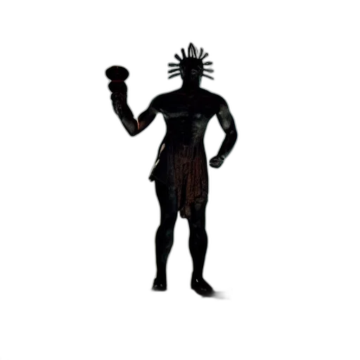 staff, mask, creature, robot transparent PNG cut-out