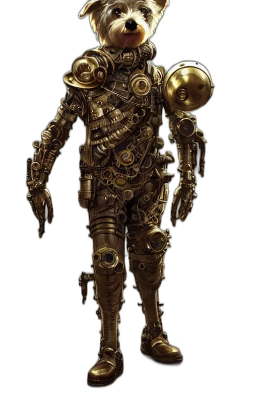 robot, staff, weapon, mask transparent PNG cut-out