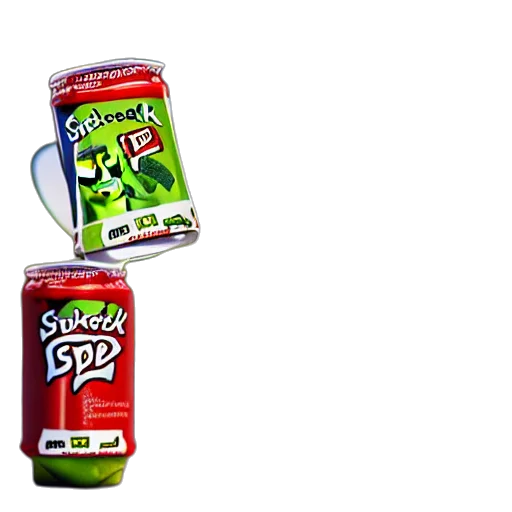 food, bottle, 3d render, green transparent PNG cut-out