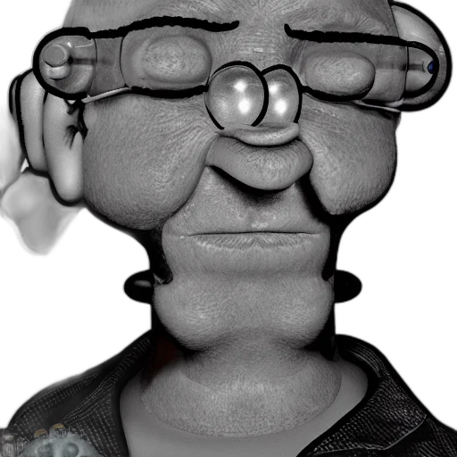 face, mask, staff, robot transparent PNG cut-out