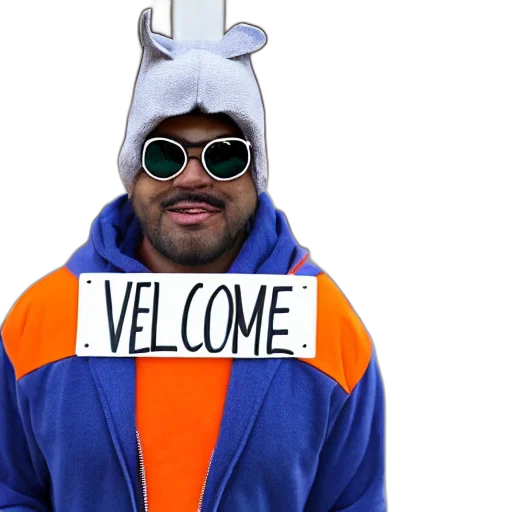jacket, portrait, photo, kangaroo transparent PNG cut-out