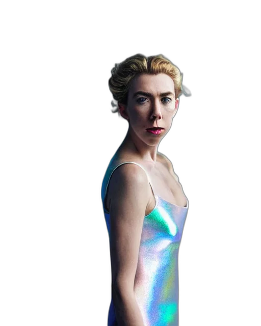 dress, face, creature, concept art transparent PNG cut-out