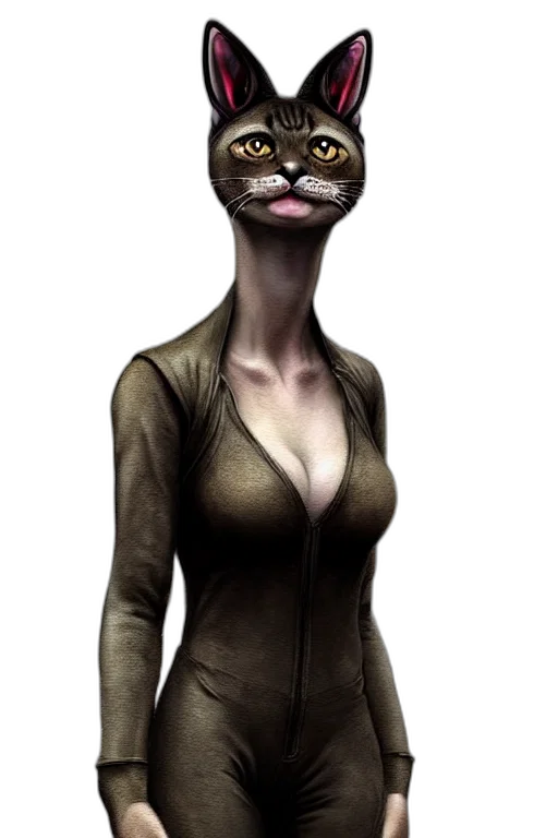 mask, creature, staff, dress transparent PNG cut-out