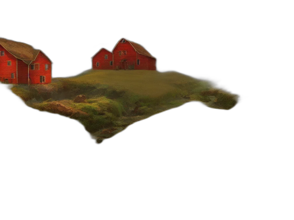 hat, building, mask, 3d render transparent PNG cut-out