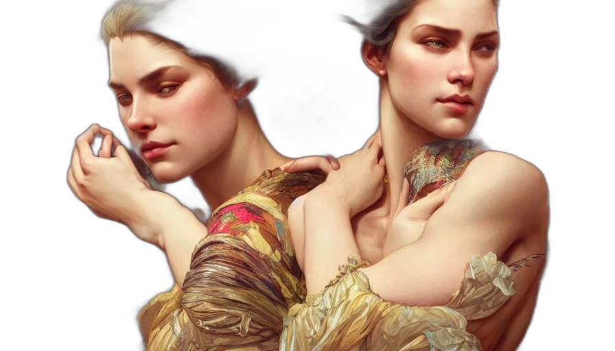 photorealistic, fantasy art, concept art, oil painting transparent PNG cut-out