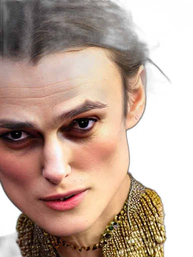 face, hair, mask, creature transparent PNG cut-out