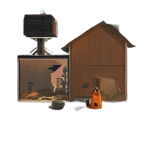 furniture, robot, animal, building transparent PNG cut-out