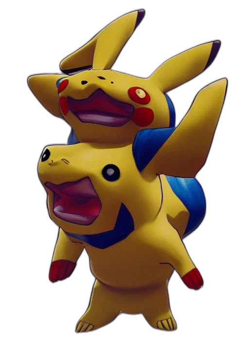 animal, creature, staff, 3d render transparent PNG cut-out