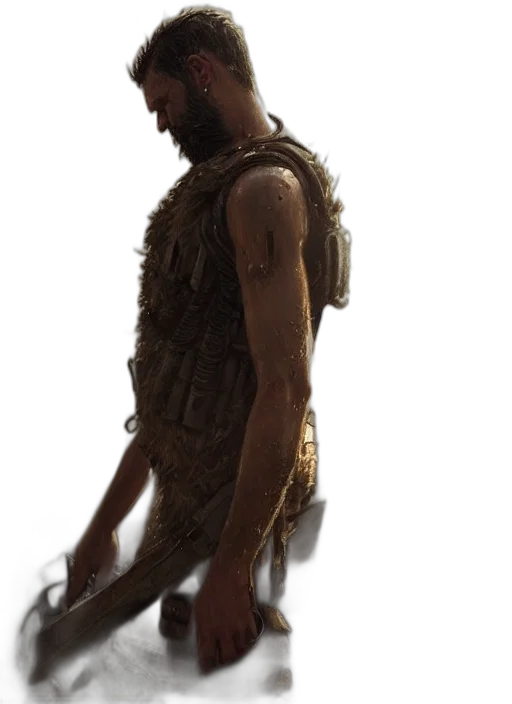 weapon, creature, animal, dress transparent PNG cut-out