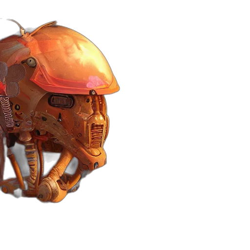 robot, mask, face, creature transparent PNG cut-out