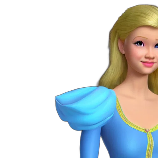 dress, crown, 3d render, photorealistic transparent PNG cut-out