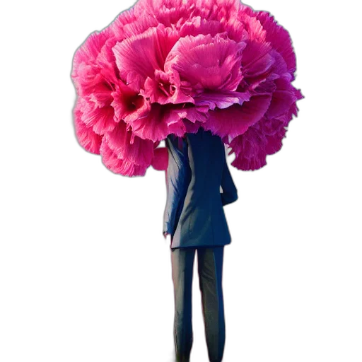 flower, umbrella, jacket, hat transparent PNG cut-out