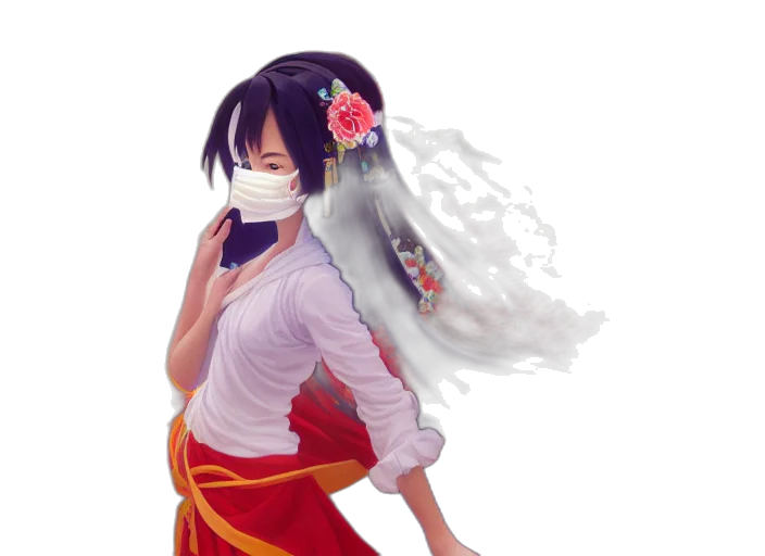 mask, dress, weapon, face transparent PNG cut-out