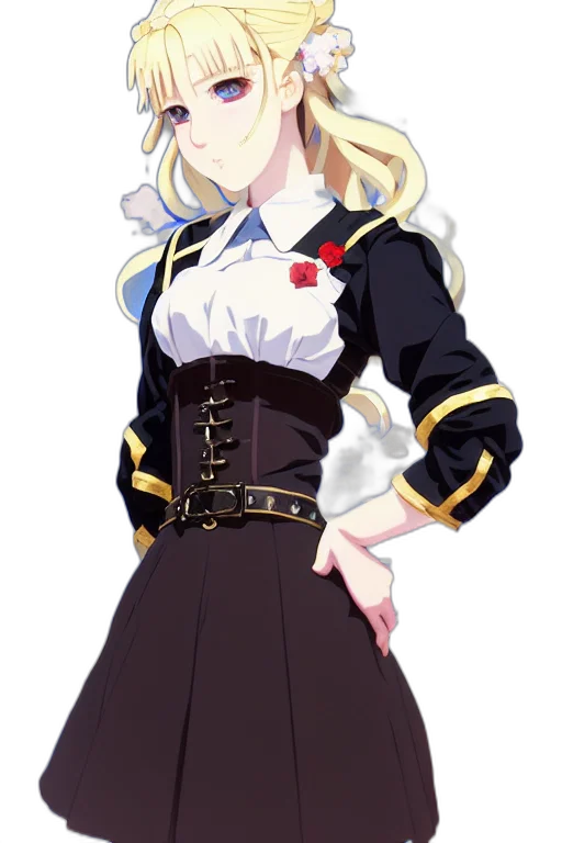 staff, dress, crown, jacket transparent PNG cut-out