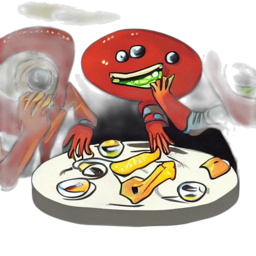 food, robot, creature, animal transparent PNG cut-out
