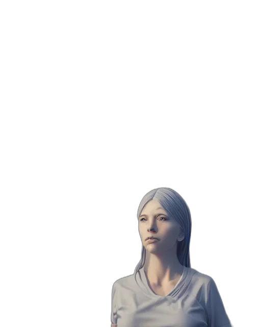 staff, robot, face, dress transparent PNG cut-out