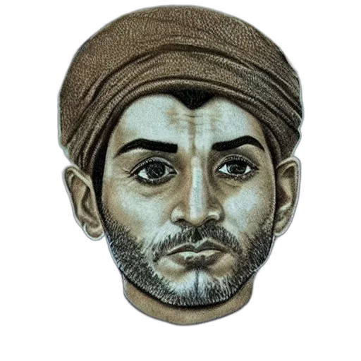 face, mask, staff, crown transparent PNG cut-out