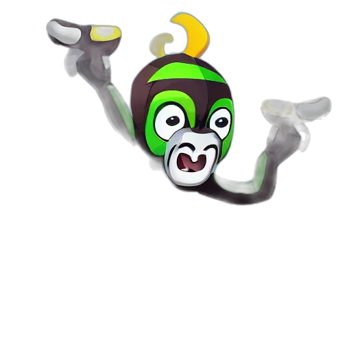 mask, staff, creature, crown transparent PNG cut-out
